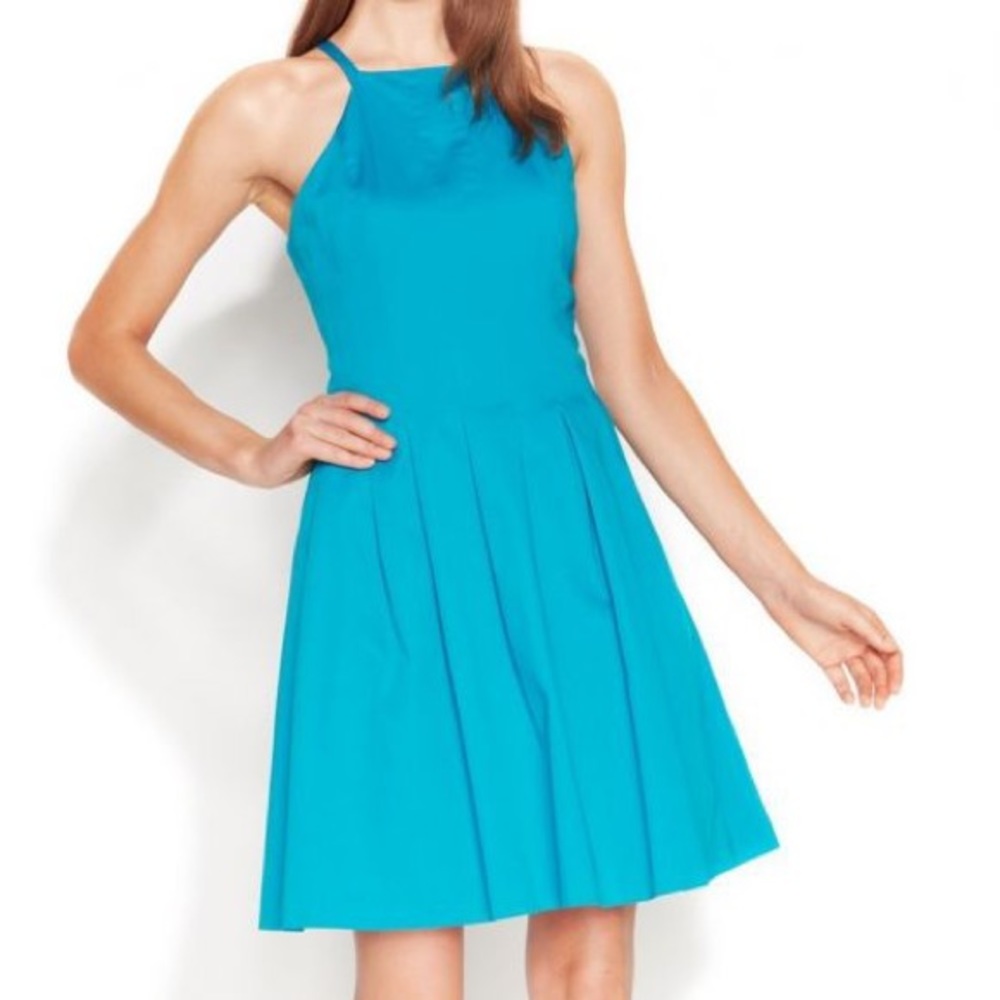 Calvin Klein pleated dress